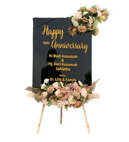 Papan Bunga Akrilik Tahuna Timur