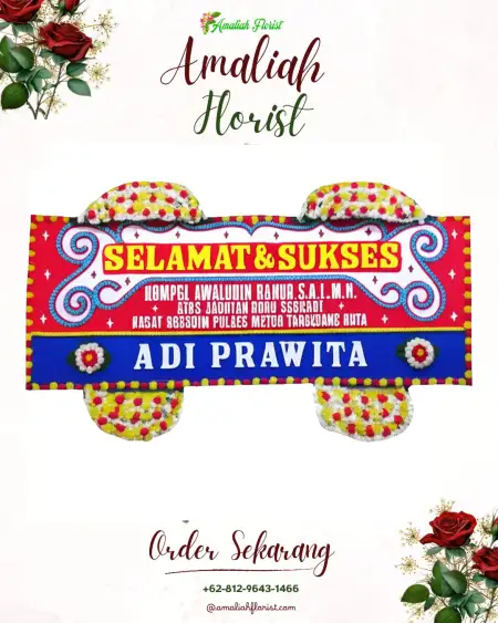 Papan Bunga Ucapan Selamat Tahuna Timur